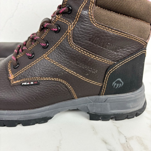 Wolverine Women's Piper Waterproof Composite Toe 6" Construction Boot Sz 10 - Picture 5 of 14